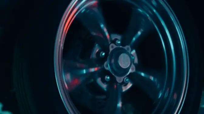 Koło samochodowe - geometria 3D